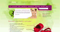 Desktop Screenshot of nej-boty.cz
