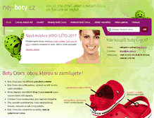 Tablet Screenshot of nej-boty.cz